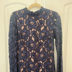 Navy Lace Dress